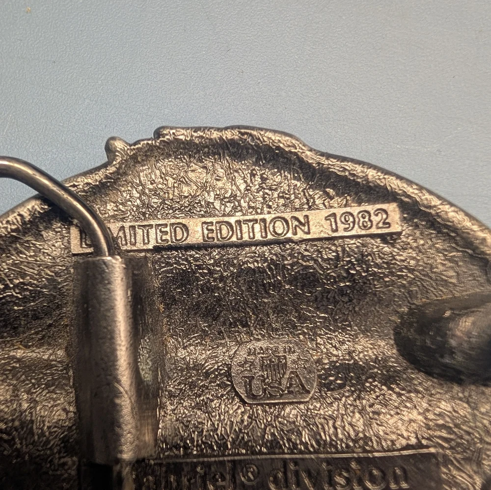 Vtg. Gabriel Shocks Belt Buckle